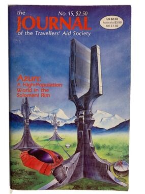 Unbranded Board Game Journal of the Travellers' Aid Society No. 15 One Size Blue